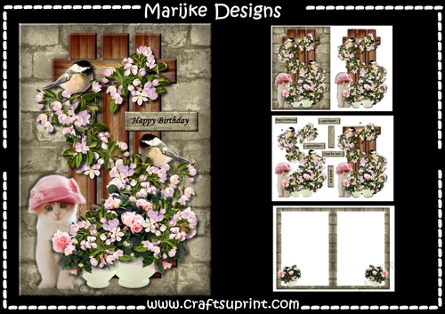 Trellis & Springflowers Mini Kit