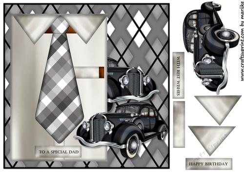 Male card Classic Car