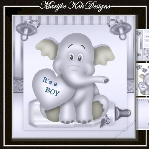 Baby Boy Cute Elephant
