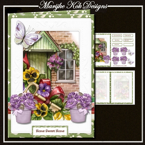 Home Sweet Home A5 Card Mini Kit