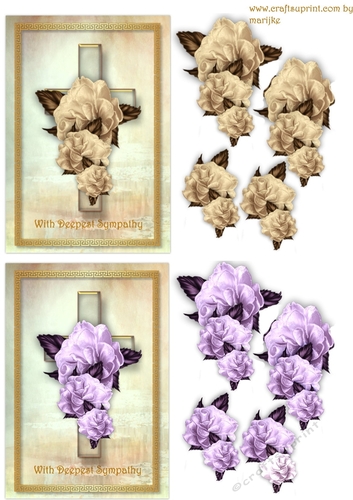Vintage Sympathy Cards 1