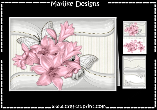 Lovely Lilies In Light  Pink  Mini Kit 