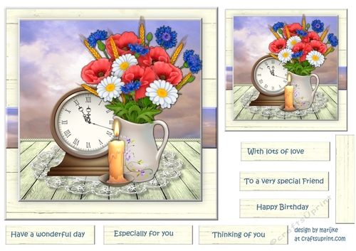 Still Life card Toppers