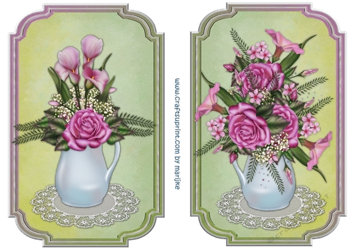 Classic card Topper Bouquet 2
