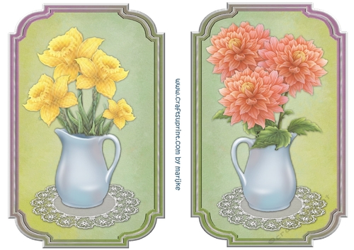Classic card Topper Bouquet 4