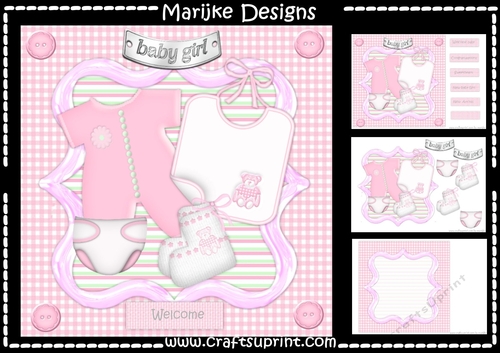 New baby GIRL Mini Kit