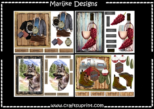 4 Male Card Kit