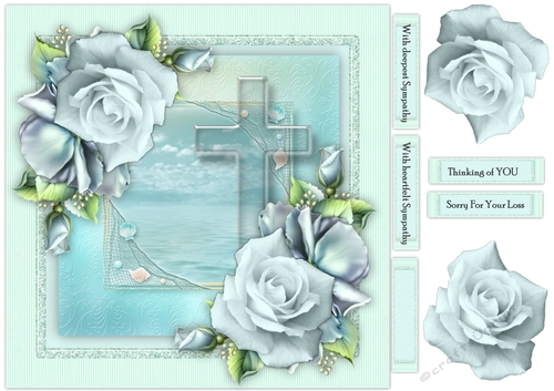 Sympathy Sea View & Roses 