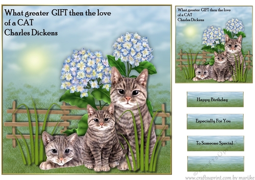 What greater gift then the love of a cat 