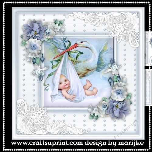 Cute Vintage New Baby Boy Mini Kit