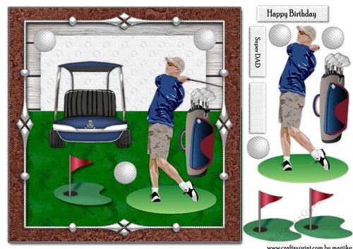 Male Card Golf  2