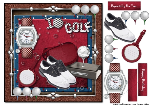Male Card Golf  3