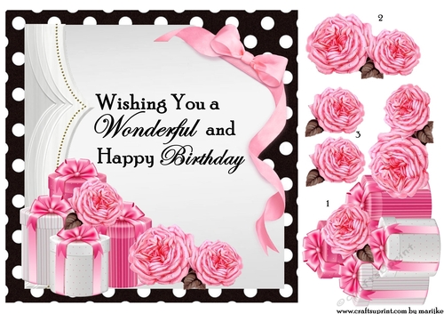 Wonderful Birthday Quick Card