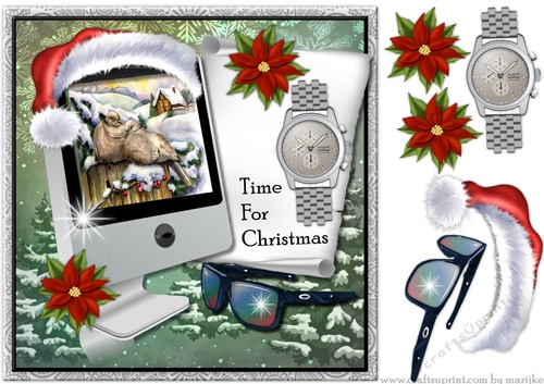 Male card Christmas Time