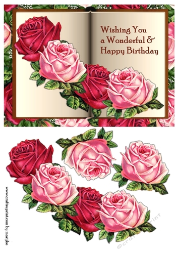 Step By Step Antique Roses Book Birthday
