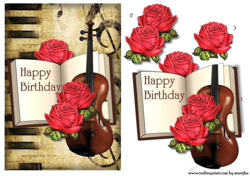 Step By Step Antique Roses Happy Birthday