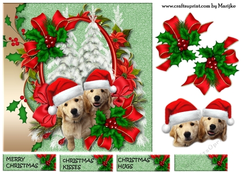 Cute Christmas Puppies 1