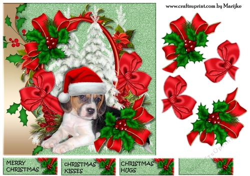 Cute Christmas Puppies 4