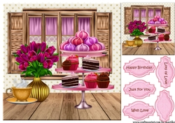 Birthday Cake Card Topper 1