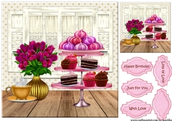 Birthday Cake  Card Topper 2