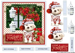 Cute Christmas Puppy