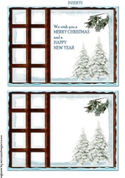 Christmas Window Cute insert