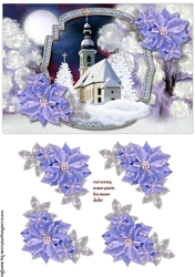 Church In The Snow Quick Card