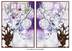 2 A5 Christmas Card Toppers