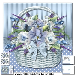 Spring Flowers Basket mini Kit