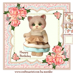 Cute Birthday Bear Mini Kit