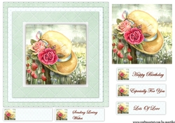 Beautiful Hat Card Topper