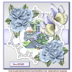 New Home Silk Roses Mini Kit