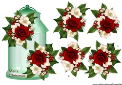 Lantern & Christmas Roses