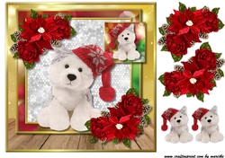 Christmas Teddies Quick Card 3