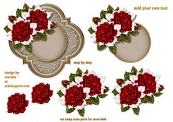 Romantic Roses Scallop Topper Step By Step