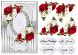 A5  Beautiful Mixed Roses