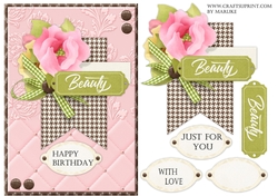 A5 Beautiful Pastel Flowers