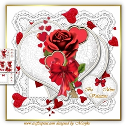 Valentine Hearts Mini Kit