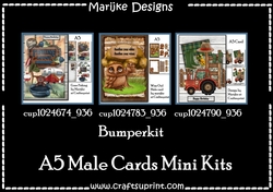 A5 Bumperkit Male Cards