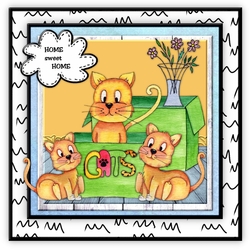 Funny  Cats  New Home  Mini Kit