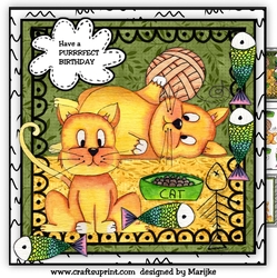 Funny Birthday Cats    Mini Kit
