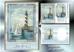 Male Card A5 The Lighthouse Mini Kit