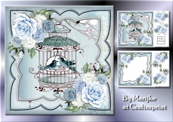 Birdcage and Roses Mini Kit