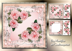 Pink Vintage Roses Mini Kit