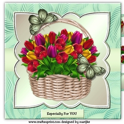 Tulips Basket Mini Kit