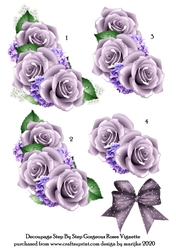 Gorgeous Roses Step By Step