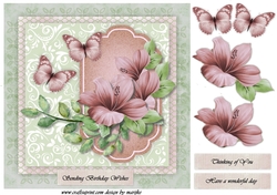 Vintage Flowers & Butterflies 2