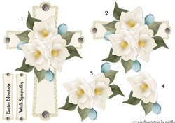  Easter  Cross  & magnolias