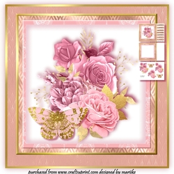 Vintage Roses Pink & Gold Mini Kit