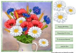 Quick Card Spring Flowers 2